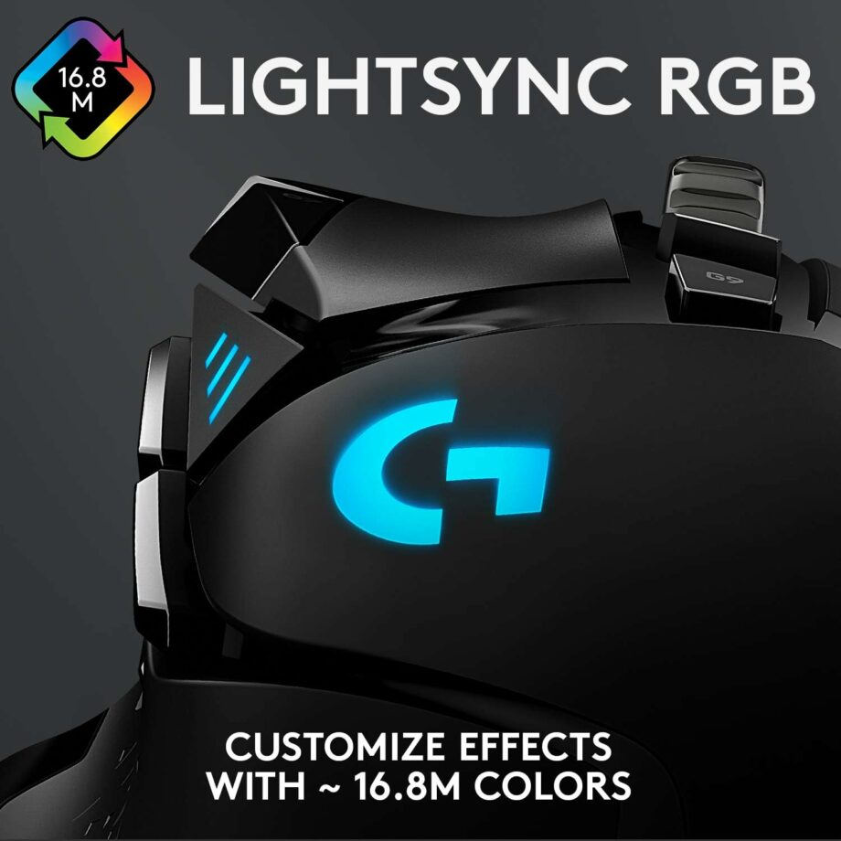 Logitech G502 Hero RGB 25,600 DPI High Performance Gaming Mouse