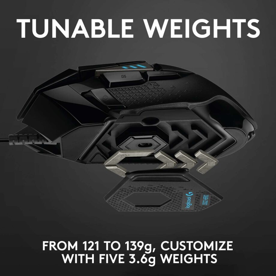 Logitech G502 Hero RGB 25,600 DPI High Performance Gaming Mouse
