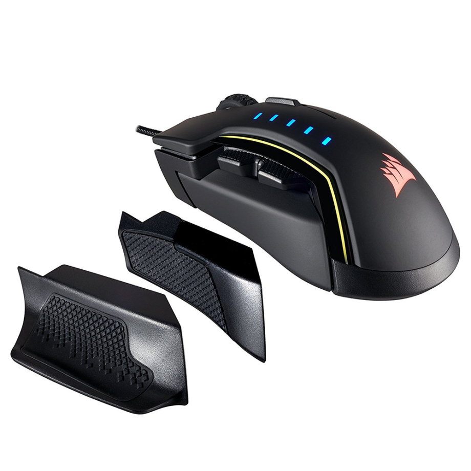 Corsair Glaive Interchangeable Grips RGB Gaming Mouse