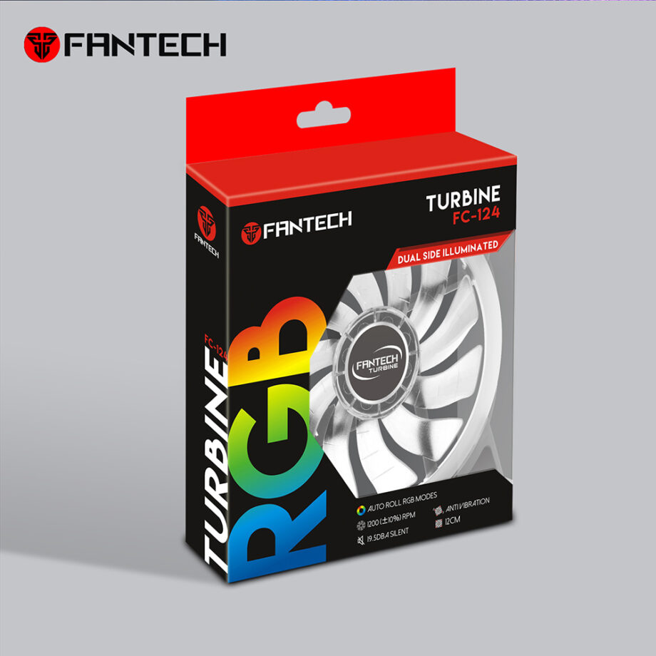 Fantech FC-124 TURBINE RGB Case Fan 120mm