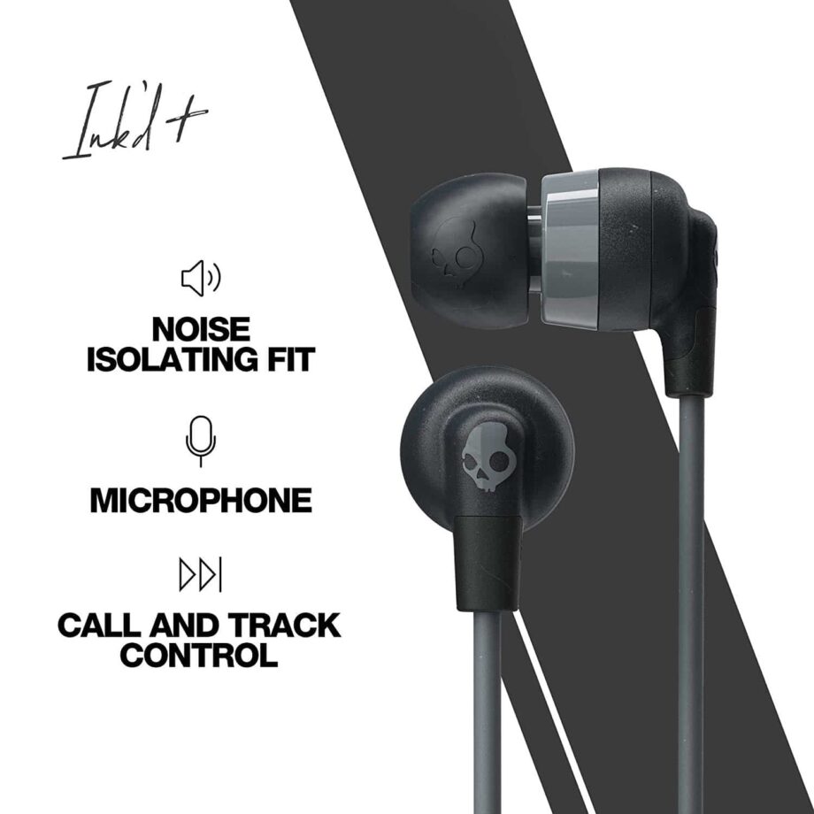 Skullcandy Ink'd Plus In-Ear Earbud - Black