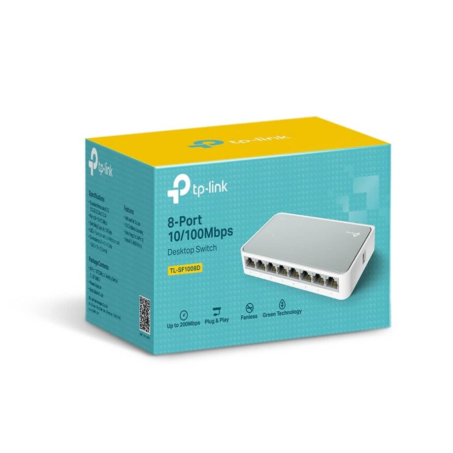 TP-Link 8-Port 10/100Mbps Desktop Switch (TL-SF1008D)