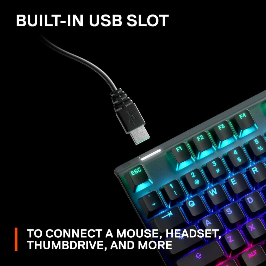 SteelSeries Apex Pro RGB Mechanical Gaming Keyboard - World’s Fastest Mechanical Keyboard