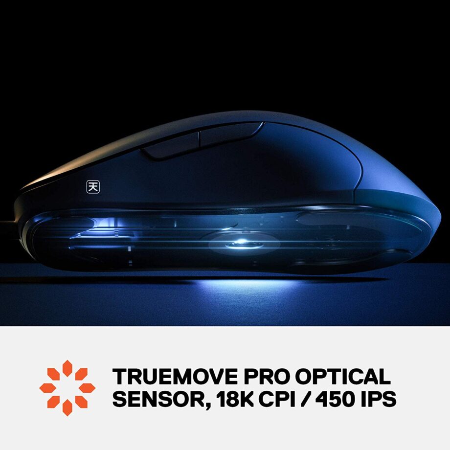 SteelSeries Sensei Ten RGB Gaming Mouse - 18,000 CPI TrueMove Pro Optical Sensor