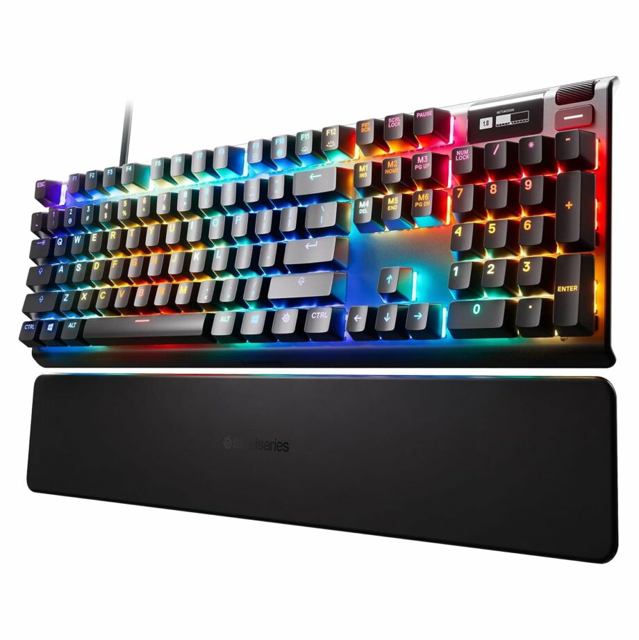 SteelSeries Apex Pro RGB Mechanical Gaming Keyboard - World’s Fastest Mechanical Keyboard