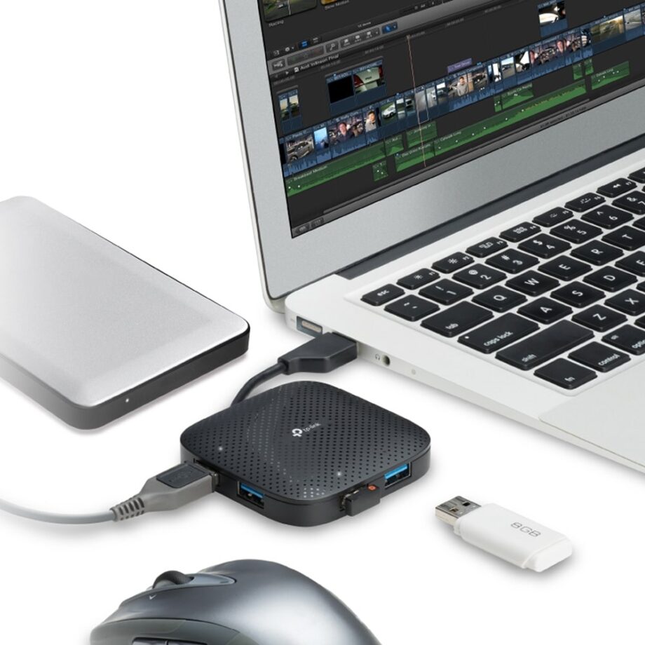 TP-Link USB 3.0 4-Port Portable Data Hub (UH400)