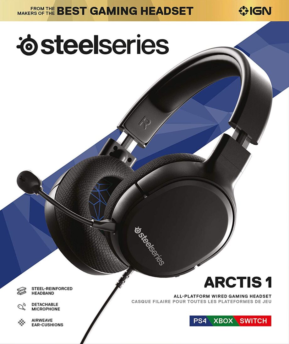 SteelSeries Arctis 1 Wired Gaming Headset For PS5 & PS4