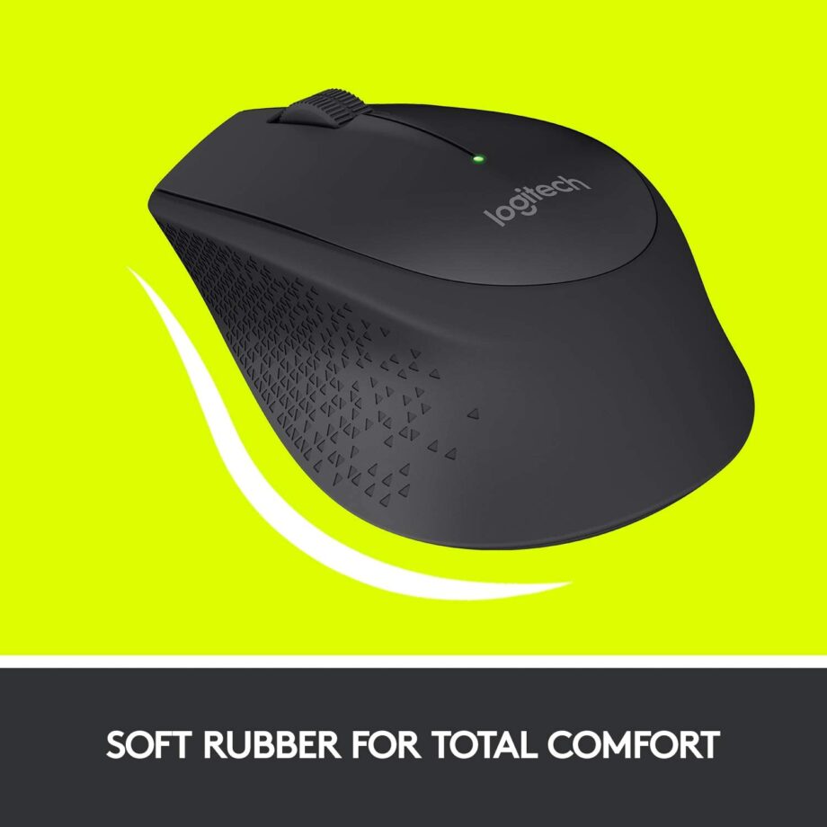 Logitech M330S Silent Plus Wireless Mouse - Black