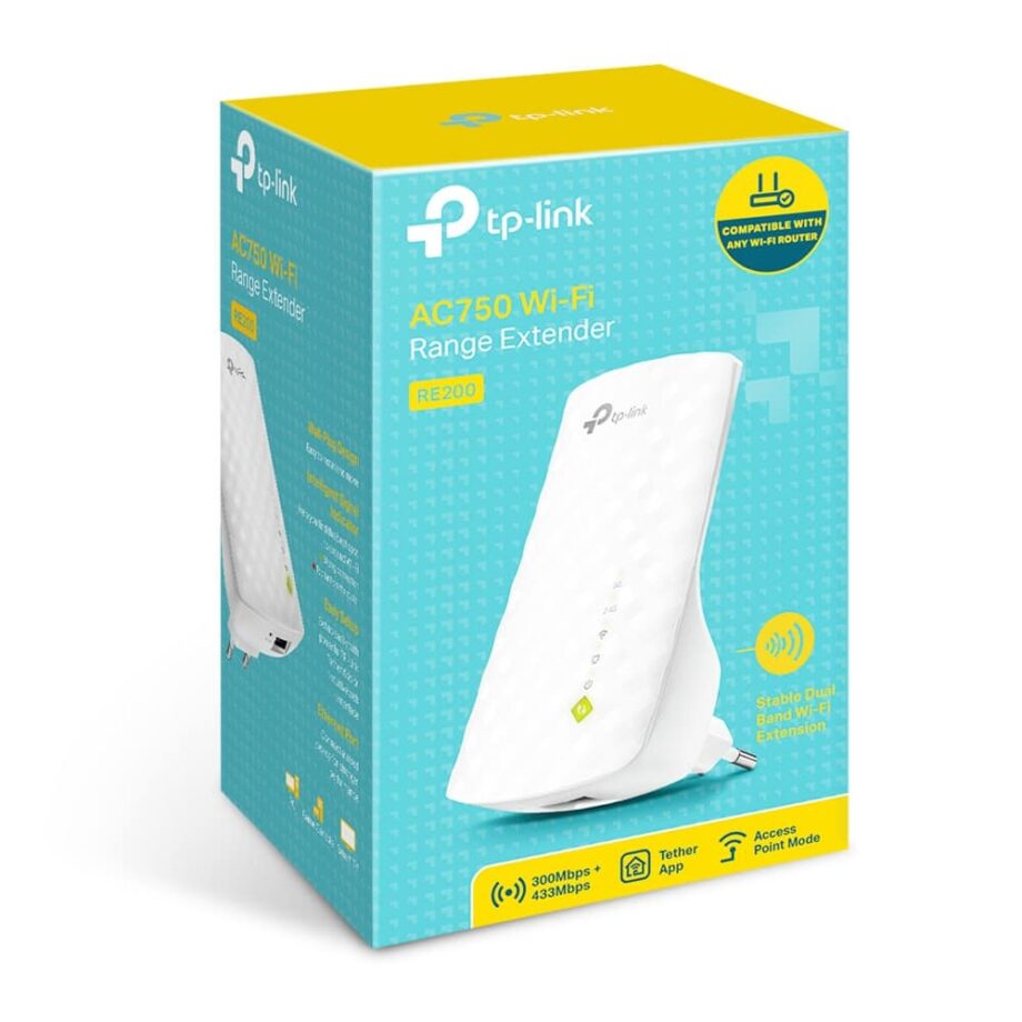 TP-Link AC750 Wi-Fi Range Extender (RE200)
