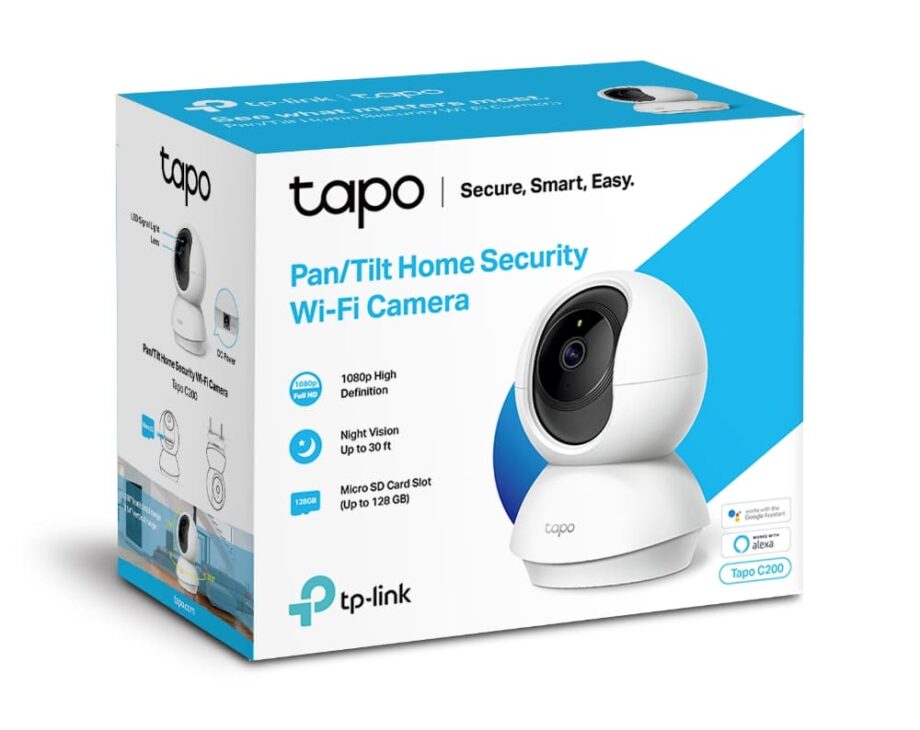 TP-Link Pan/Tilt Home Security Wi-Fi Camera (Tapo C200)