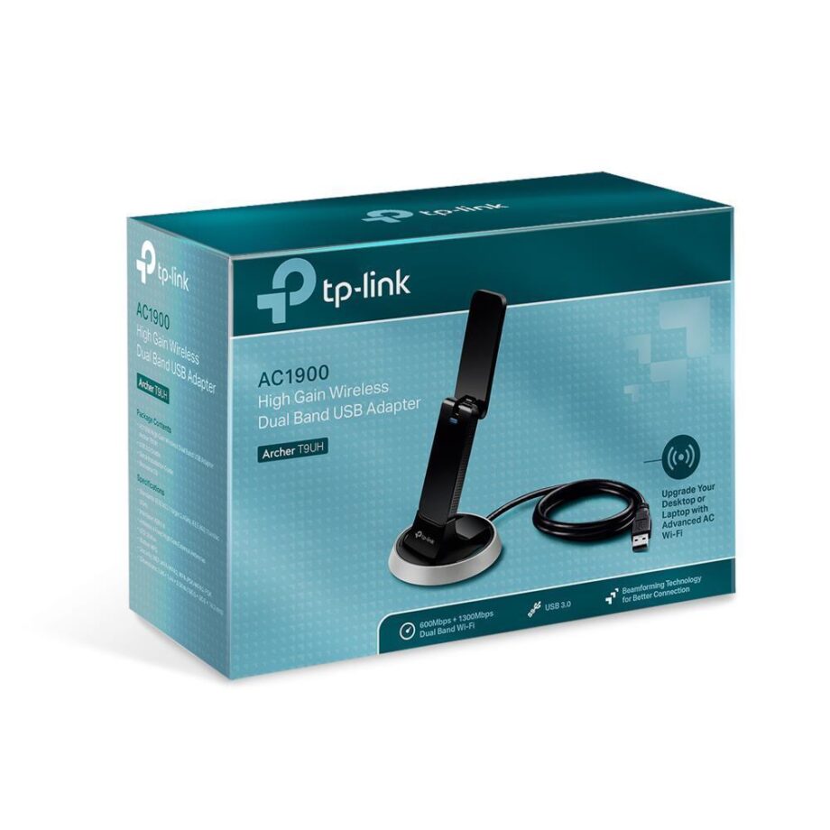 TP-Link AC1900 High Gain Wireless Dual Band USB Adapter (Archer T9UH)