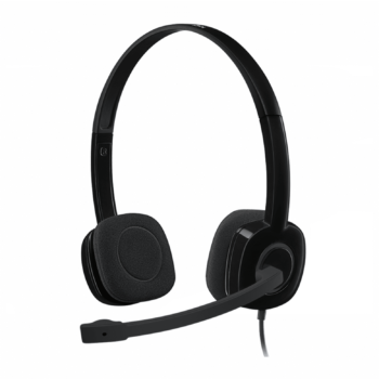 Logitech H151 Stereo Headset (Single Jack) - Black