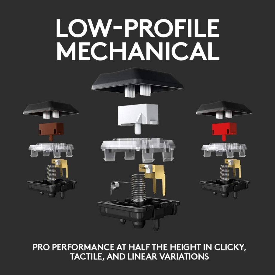 Logitech G815 RGB Mechanical Gaming Keyboard (Clicky)