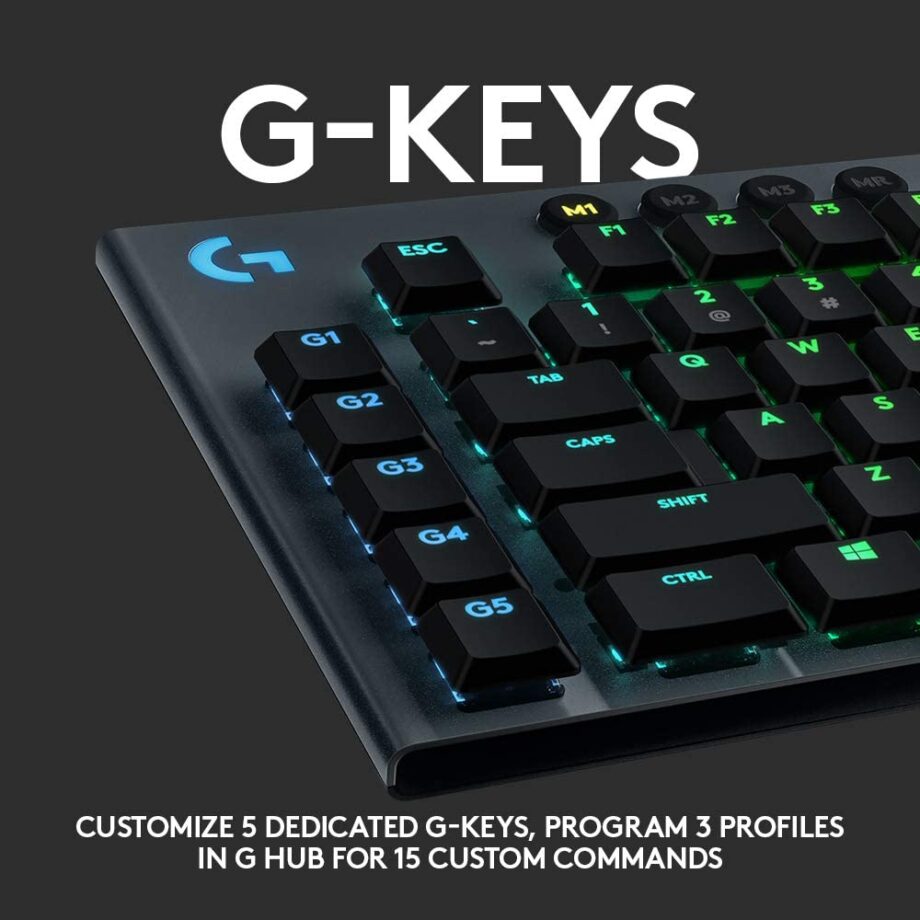 Logitech G815 RGB Mechanical Gaming Keyboard (Clicky)