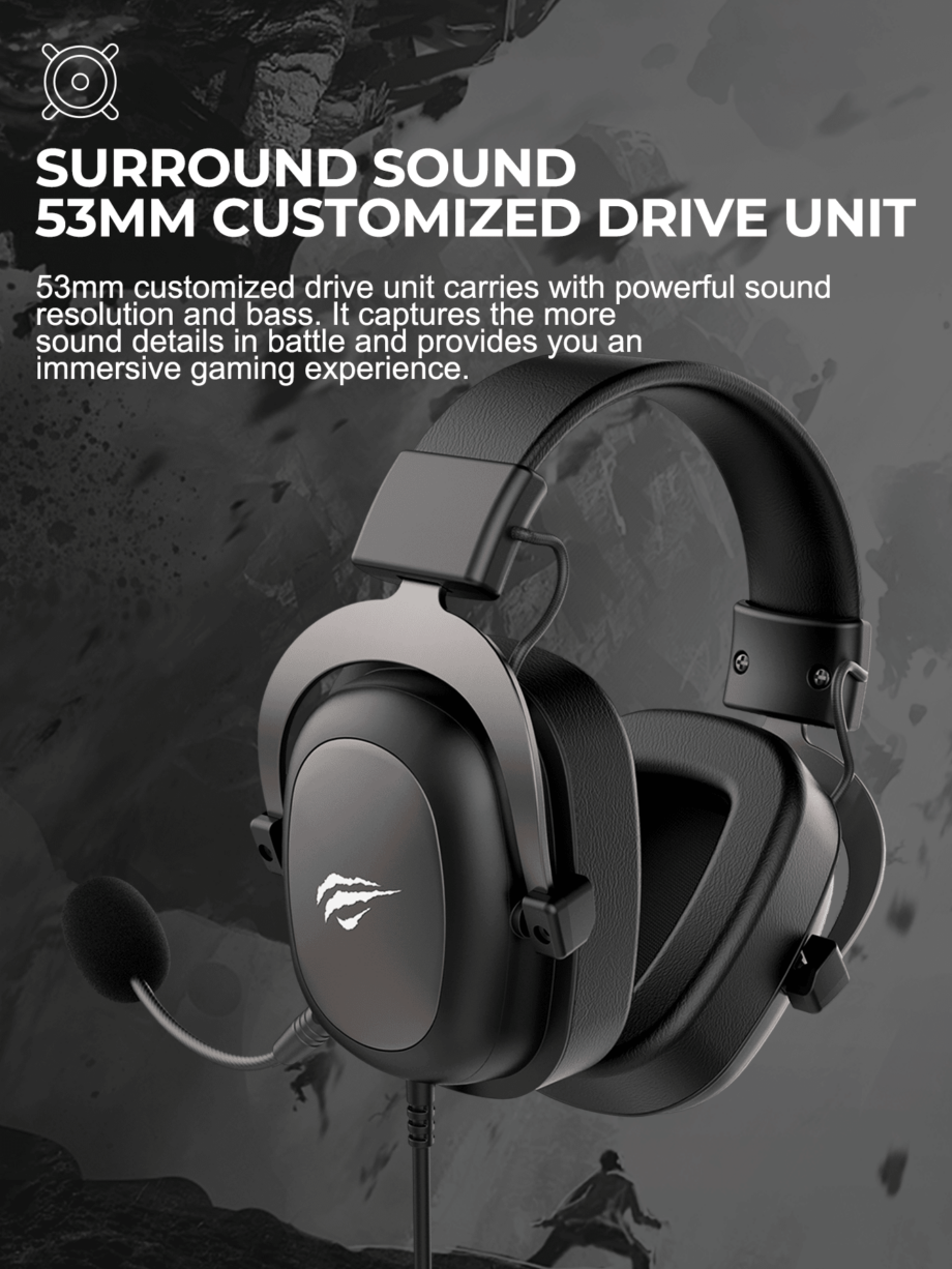 Havit H2002D Multi-Platform Gaming Headset - Pink