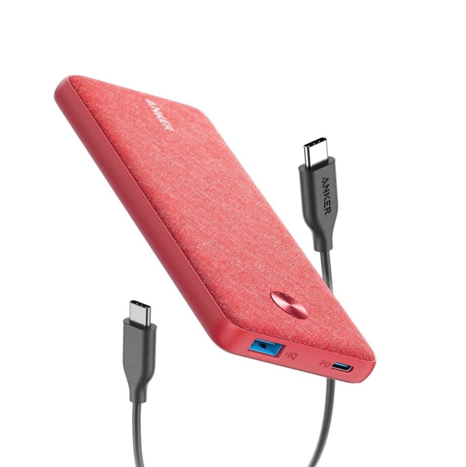 Anker PowerCore III Sense 10000mAh USB-C Power Delivery (18W) Power Bank - Red