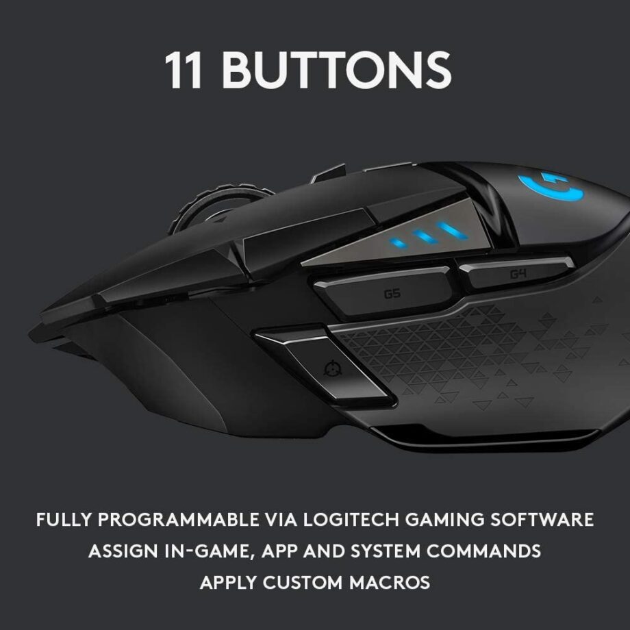 Logitech G502 HERO LIGHTSPEED RGB Wireless Gaming Mouse
