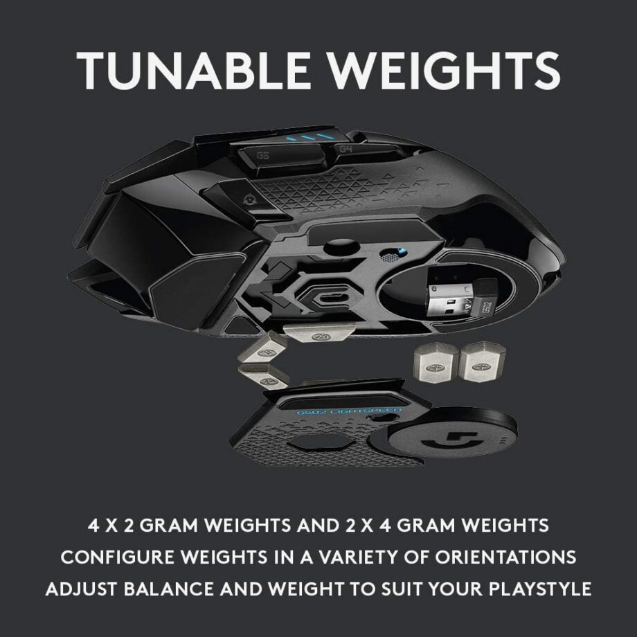 Logitech G502 HERO LIGHTSPEED RGB Wireless Gaming Mouse
