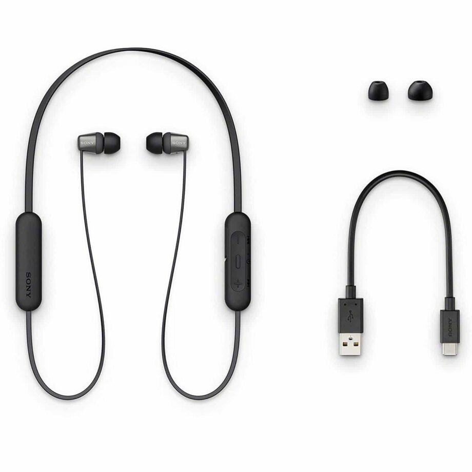 Sony WI-C310 Wireless In-Ear Earbuds with Mic - Black
