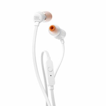 JBL Tune 110  In-Ear Earbuds with Mic – White