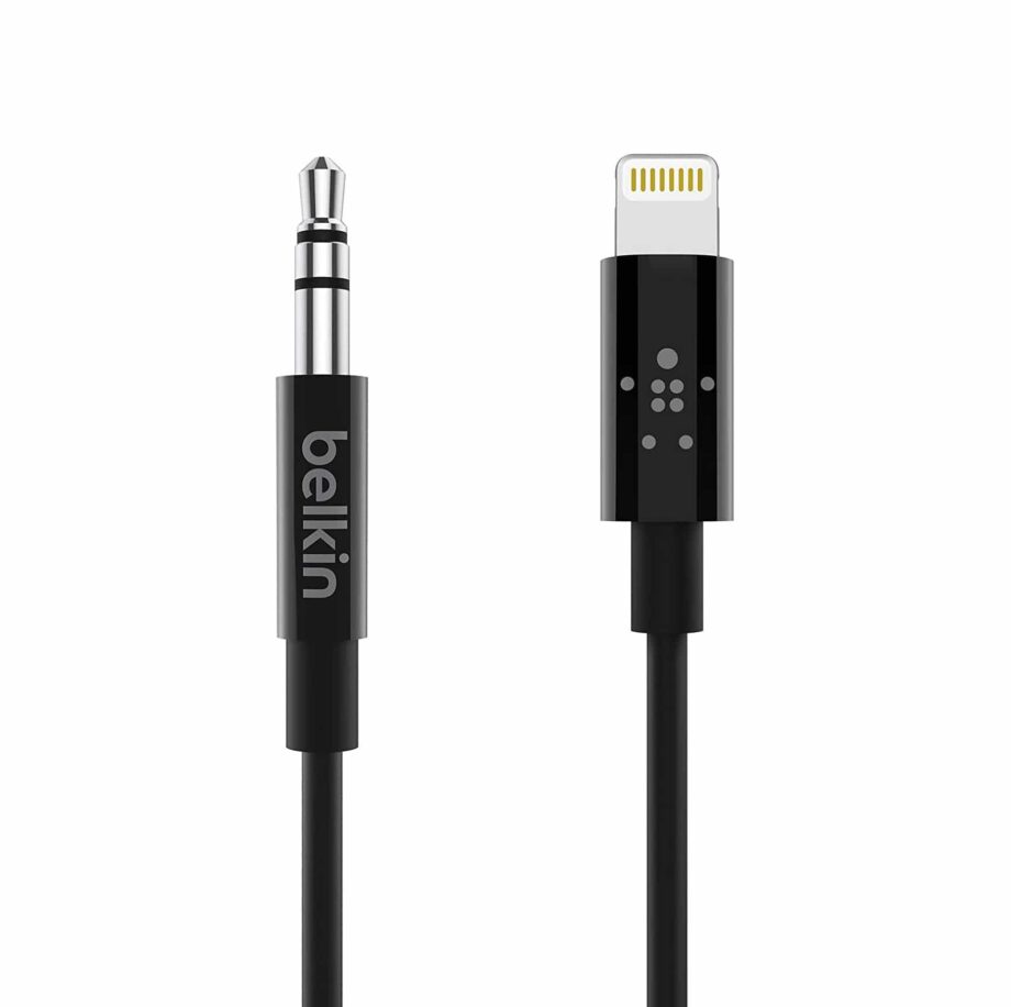Belkin 3.5mm Audio Cable with Lightning Connector - Black