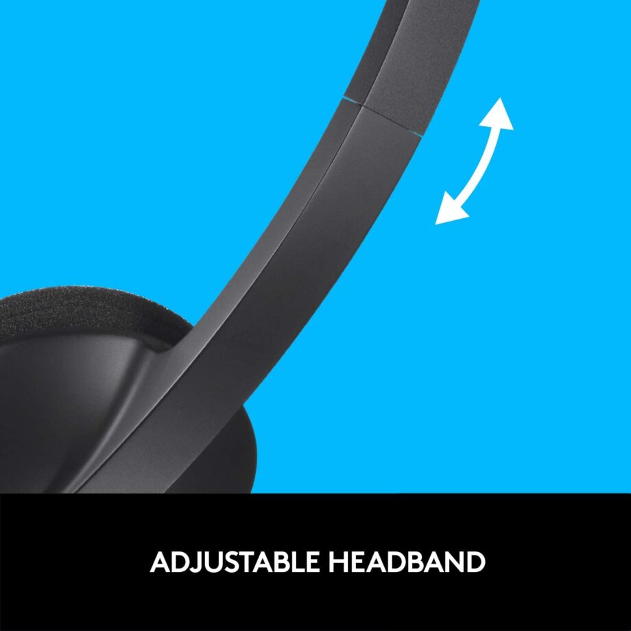 Logitech H340 USB Stereo Headset with Noise Cancelling Microphone