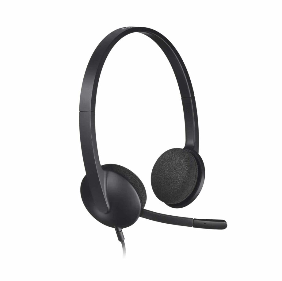 Logitech H340 USB Stereo Headset with Noise Cancelling Microphone
