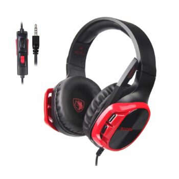 Sades R17 Multi-Platform Gaming Headset - Red