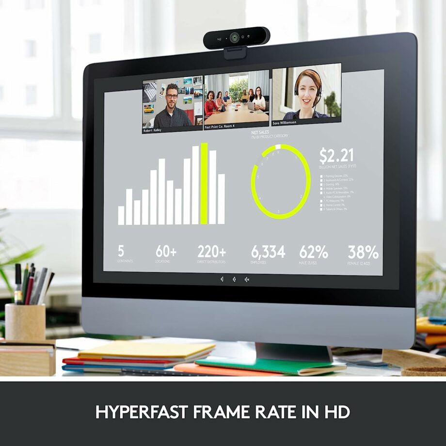 Logitech BRIO Ultra HD 4K PRO Webcam