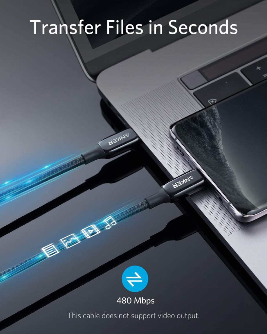 Anker Powerline+ III USB C to USB C Cable 0.9M - Black