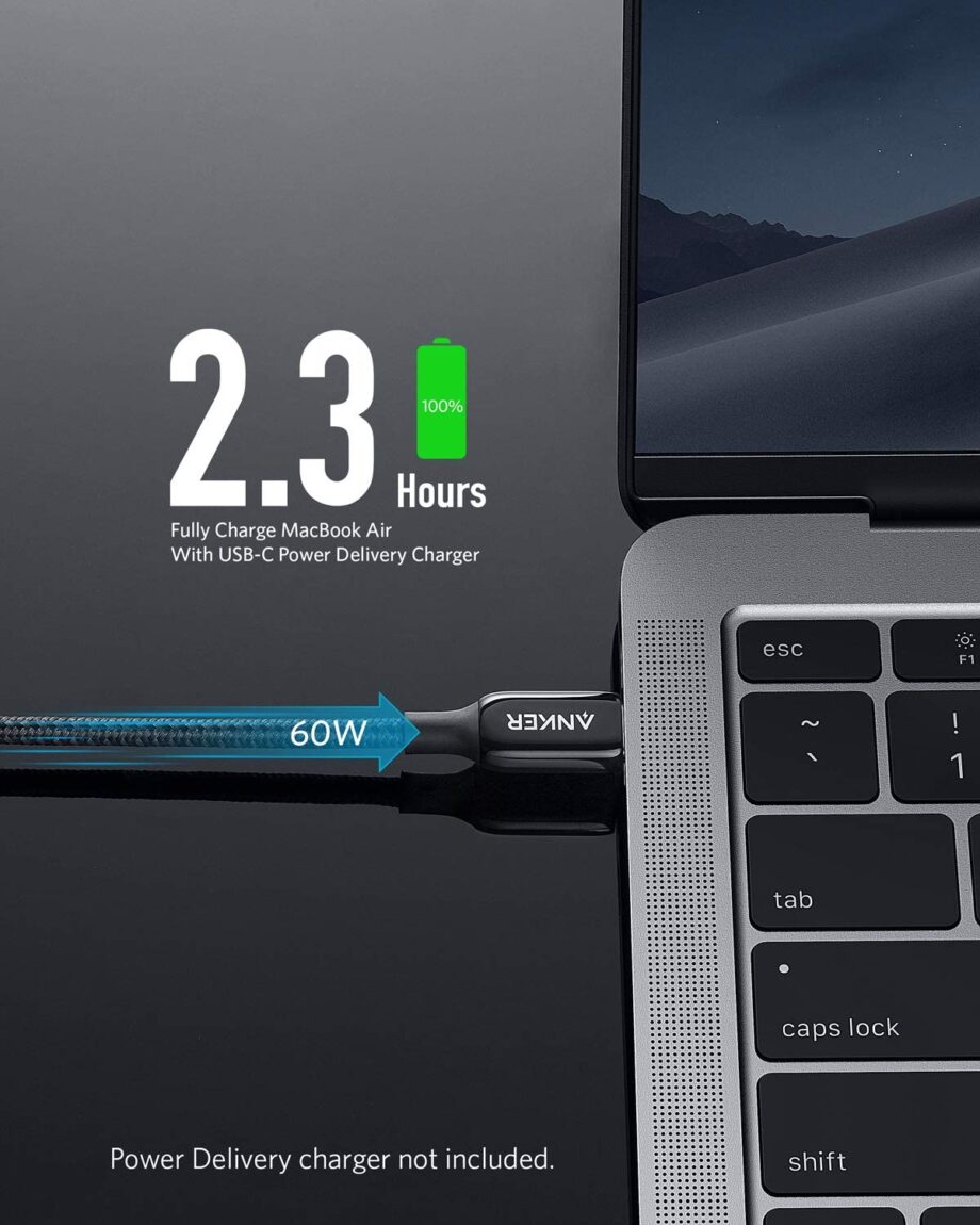 Anker Powerline+ III USB C to USB C Cable 0.9M - Black