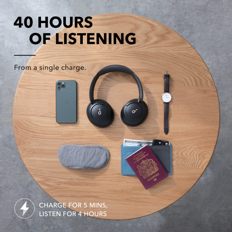 Anker Soundcore Life Q30 Wireless Active Noise Cancelling Headset - Black