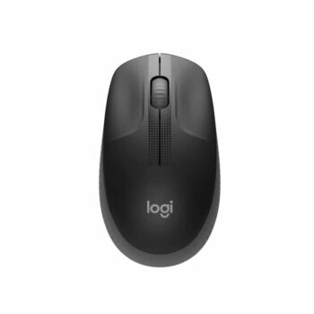 Logitech M190 Full Size Wireless Mouse - Charcoal