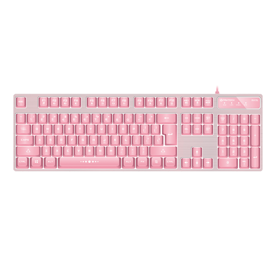 Fantech K613L Fighter II Gaming Keyboard - Sakura Edition
