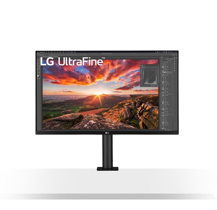 LG 32UN880-B 32 Inch UltraFine™ Display Ergo 4K HDR10 Monitor
