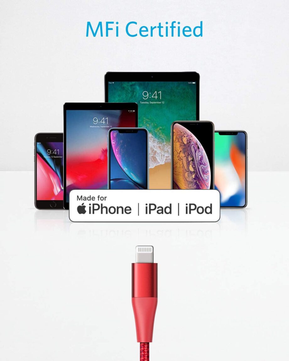 Anker Powerline+ II USB-C to Lightning Cable 0.9m – Red