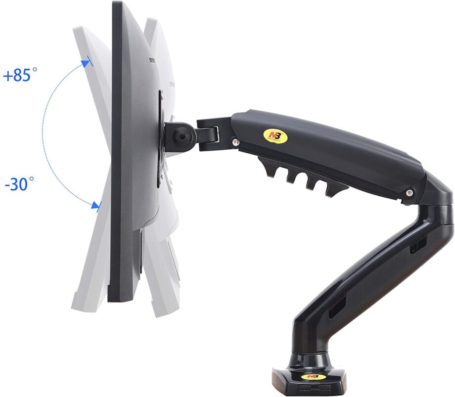 North Bayou F80 Monitor Arm with Gas Spring for 17-30''Monitors