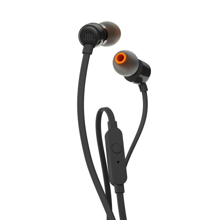 JBL Tune 110 In-Ear Earbuds with Mic – Black