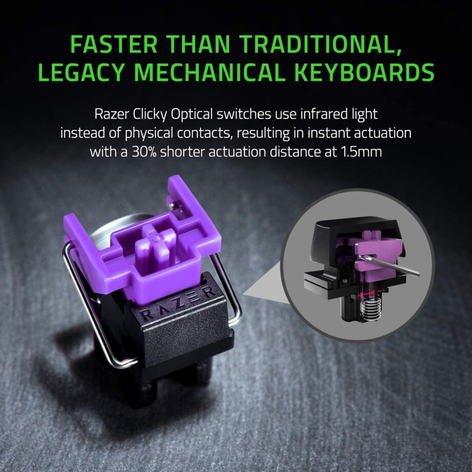 Razer Huntsman Mini 60% Clicky Optical Switches - White