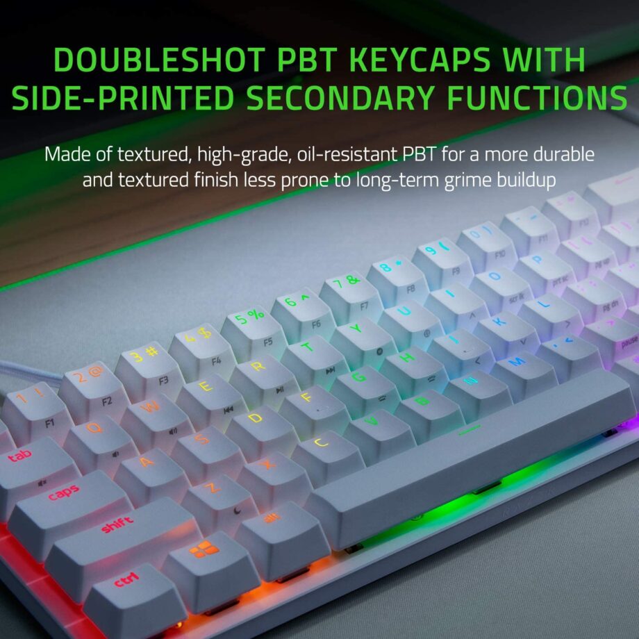 Razer Huntsman Mini 60% Clicky Optical Switches - White