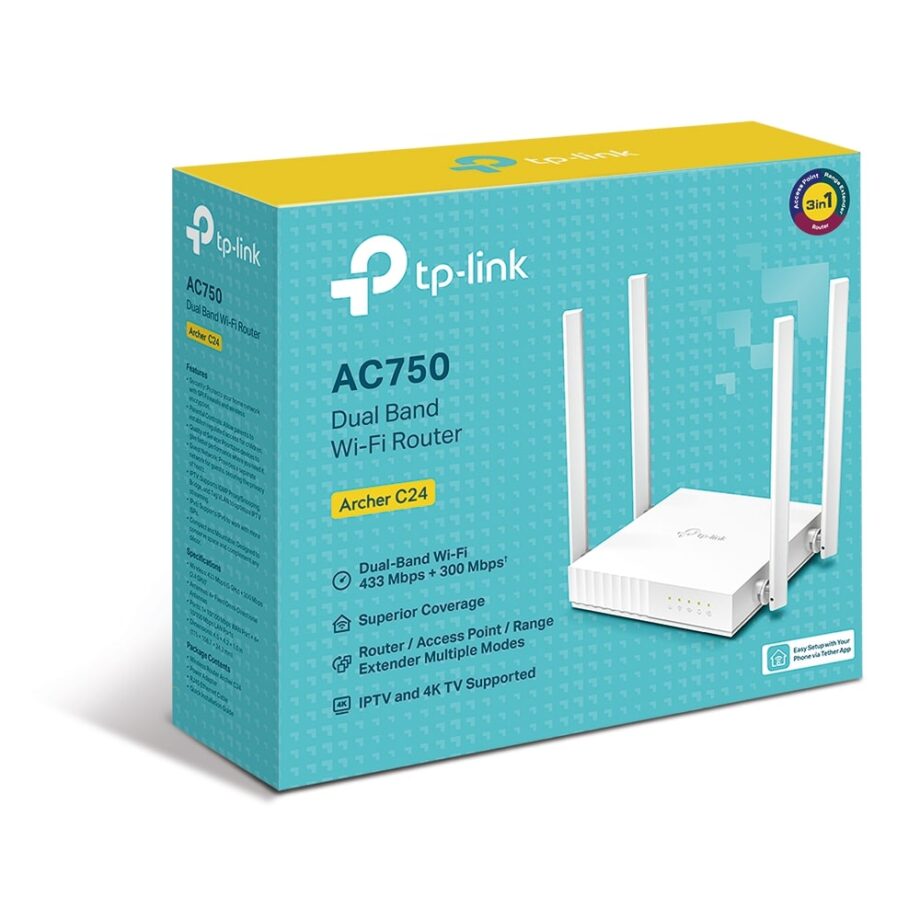 TP-Link AC750 Dual-Band Wi-Fi Router (C24)