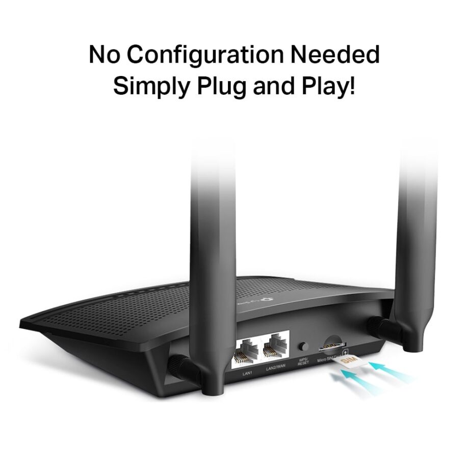 TP-Link 300 Mbps Wireless N 4G LTE Router (TL-MR100)