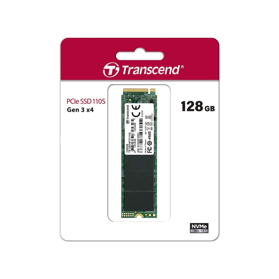 Transcend 128GB Nvme PCIe Gen3 M.2 SSD