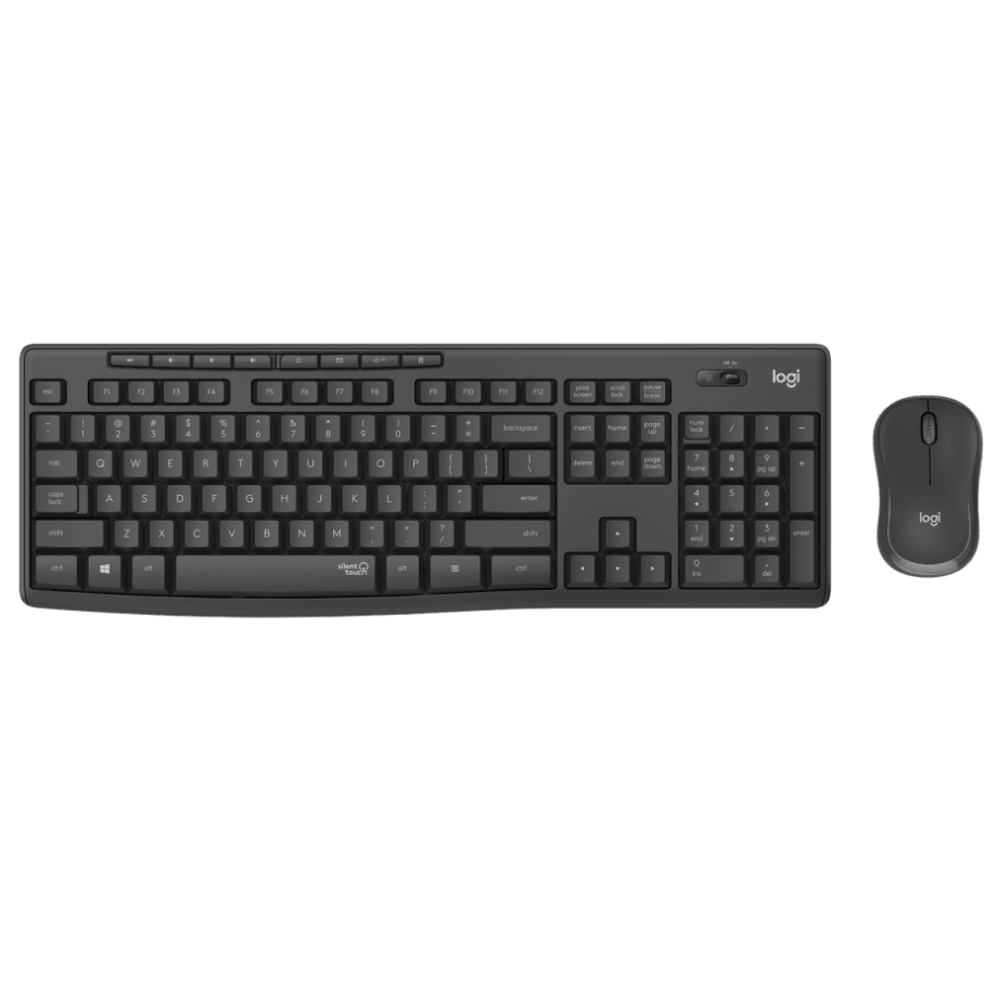 Logitech MK295 Silent Wireless Keyboard and Mouse Combo (Arabic Layout)
