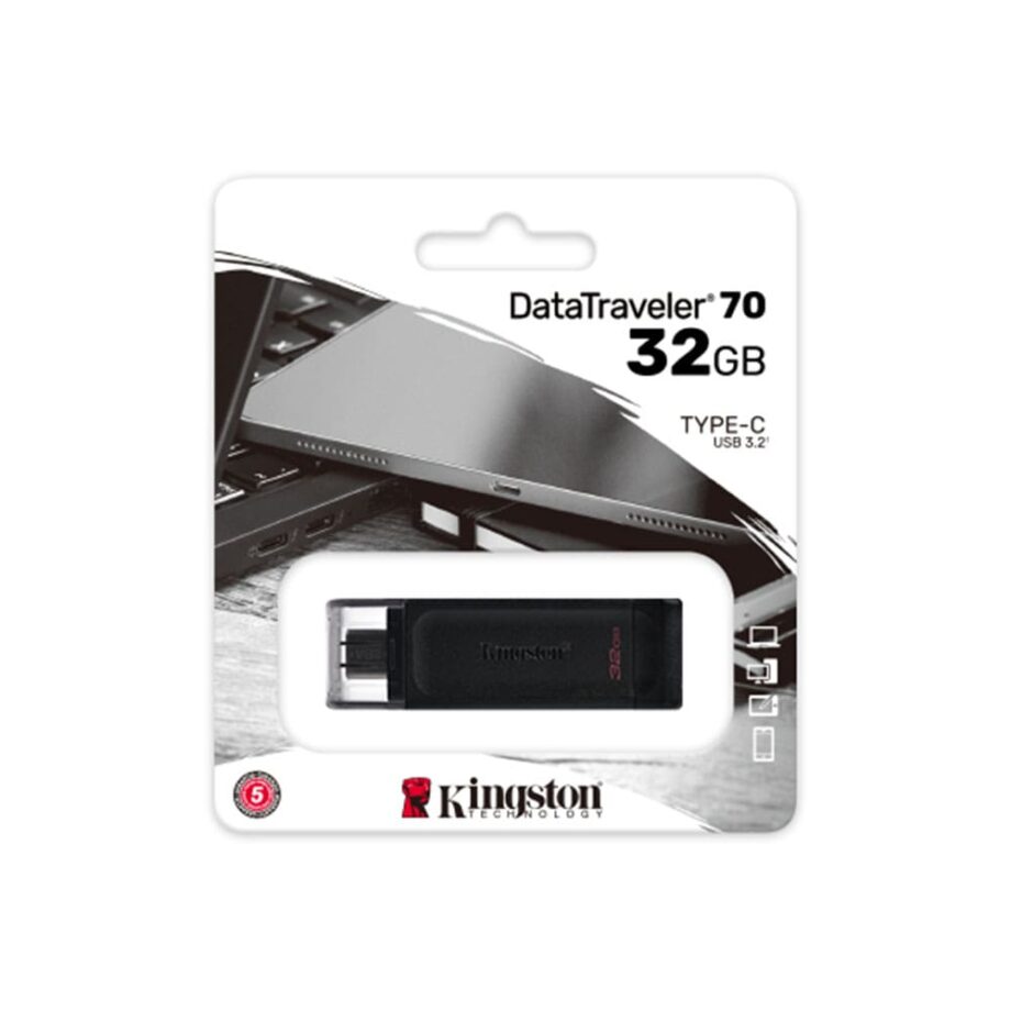 Kingston DataTraveler 70 32GB USB-C Flash Drive