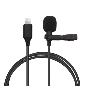 Lavalier USB Lightning Microphone - 1.5M Cable