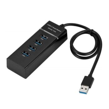 SuperSpeed 4-Port USB 3.0 Hub - Black