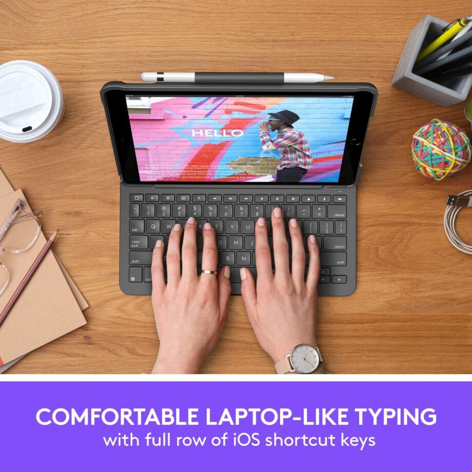 Logitech Slim Folio with wireless keyboard for iPad Air 3