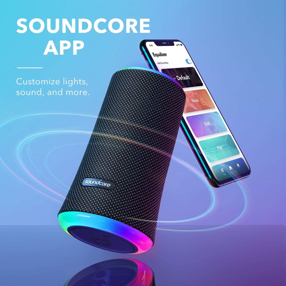 Anker Soundcore Flare 2 Bluetooth Speaker - Black