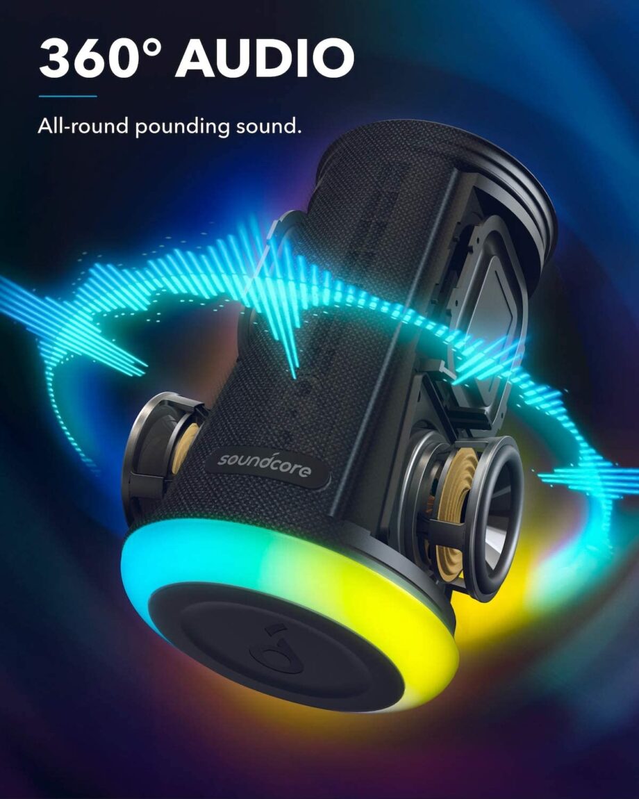 Anker Soundcore Flare Mini Bluetooth Speaker - Black